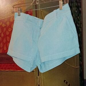 J. Crew Sky Blue Cotton Casual Shorts
